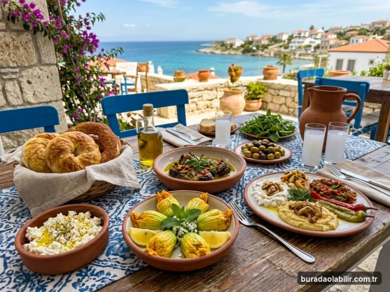 Ege Mutfağı Zeytinyağlı Ot Yemekleri ve İzmir Gastronomi Kültürü kültürel mirası ve mimari detayları