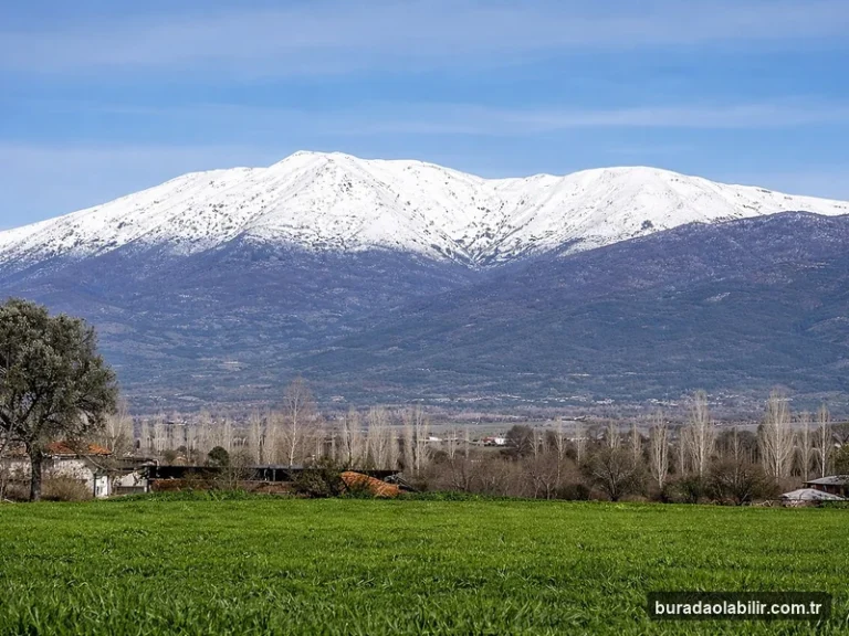 Ödemiş Gölcük Yaylası ve göl manzarası