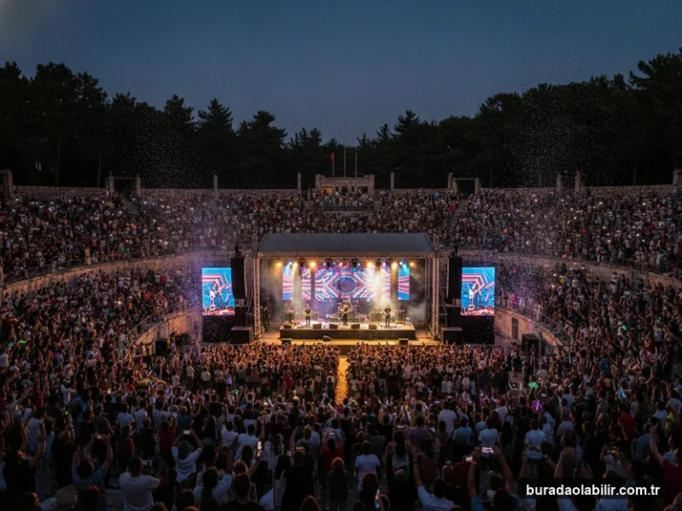 Bornova Aşık Veysel Açıkhava Tiyatrosu ve Canlı Müzik Konserleri kültürel mirası ve mimari detayları
