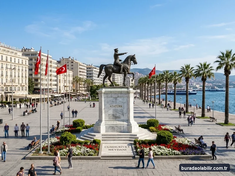 Cumhuriyet Meydanı Pietro Canonica İmzalı Şaha Kalkan At Üzerinde Atatürk Anıtı