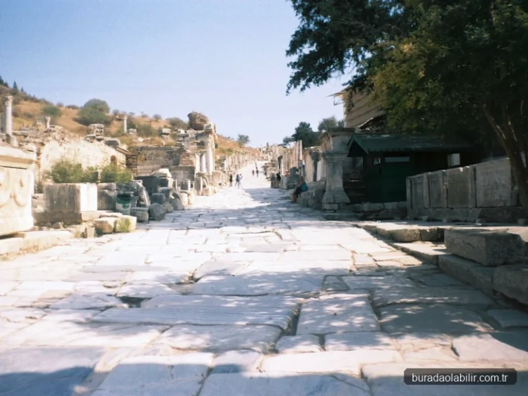 Efes Antik Kenti Curetes Kuretler Caddesi anıtsal yapılar