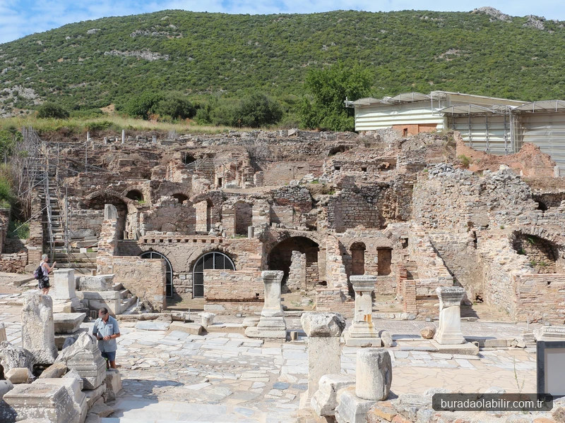 Efes Yamaç Evler Roma dönemi villaları ve taban mozaikleri