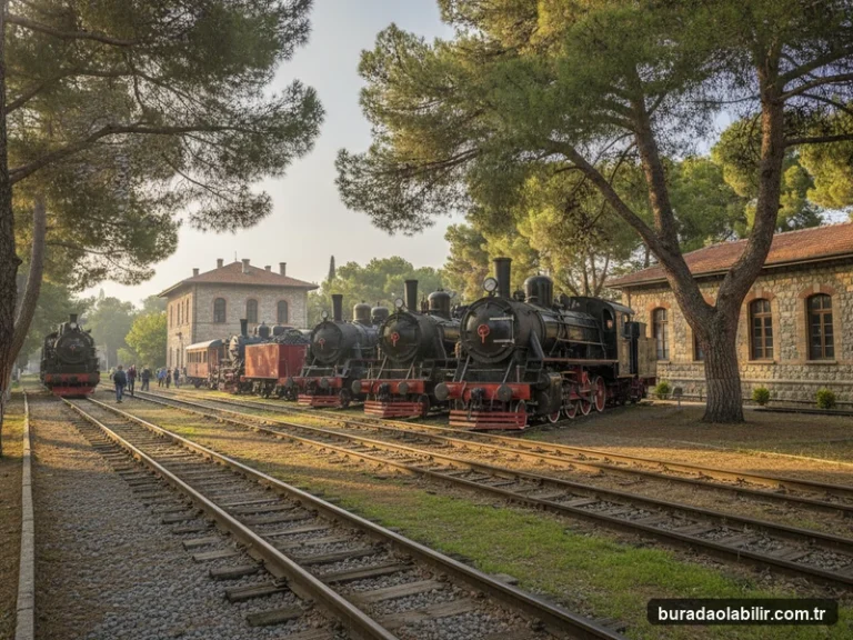 İzmir Demiryolu Müzeleri Çamlık Lokomotif ve Alsancak Gar Arşivi kültürel mirası ve mimari detayları