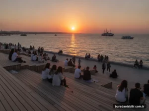 Bostanlı gün batımı seyir terası ve Kordon
