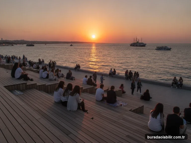 Bostanlı gün batımı seyir terası ve Kordon